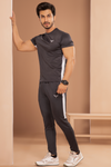 Charcoal Side Panel T-Shirt