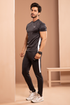 Charcoal Side Panel T-Shirt