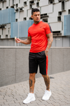 Broncoo Red Shorts Set