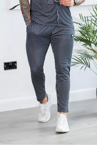 Broncoo Navy Streak Trouser