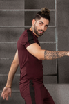 Burgundy Run T-Shirt