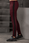 Burgundy Run Trouser
