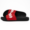 Unisex Retro Red Slides