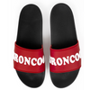 Unisex Retro Red Slides