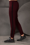 Static Burgundy Trouser