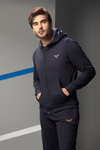 Navy Club Fleece Tracksuit