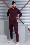 Burgundy Essentials Tracksuit