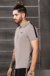 Grey Rugby Polo