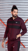 High-Tech Burgundy Zipper