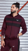 High-Tech Burgundy Zipper