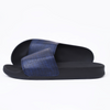 Broncoo Unisex Navy Leather Slides