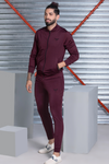 Burgundy Essentials Tracksuit