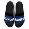 Unisex Retro Navy Slides