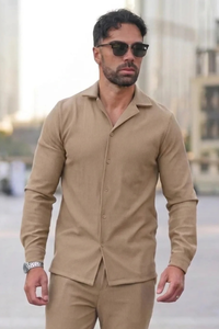 Broncoo Beige Essential Set Shirt
