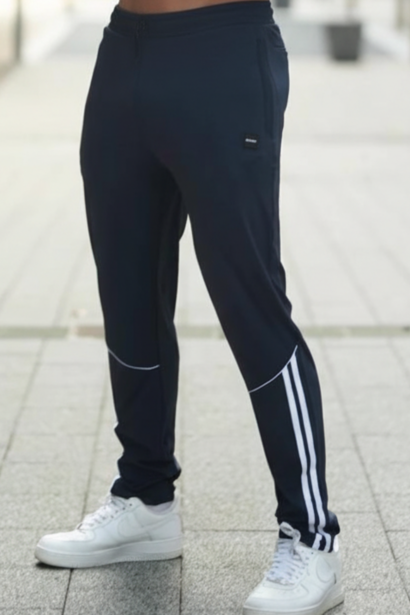 Broncoo White Aesthetic Trouser