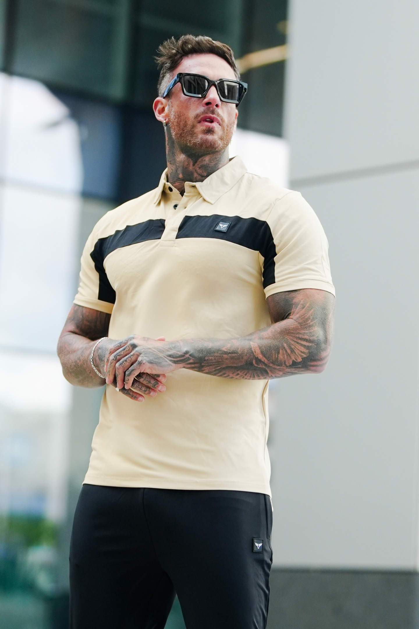 Broncoo Beige Static Polo