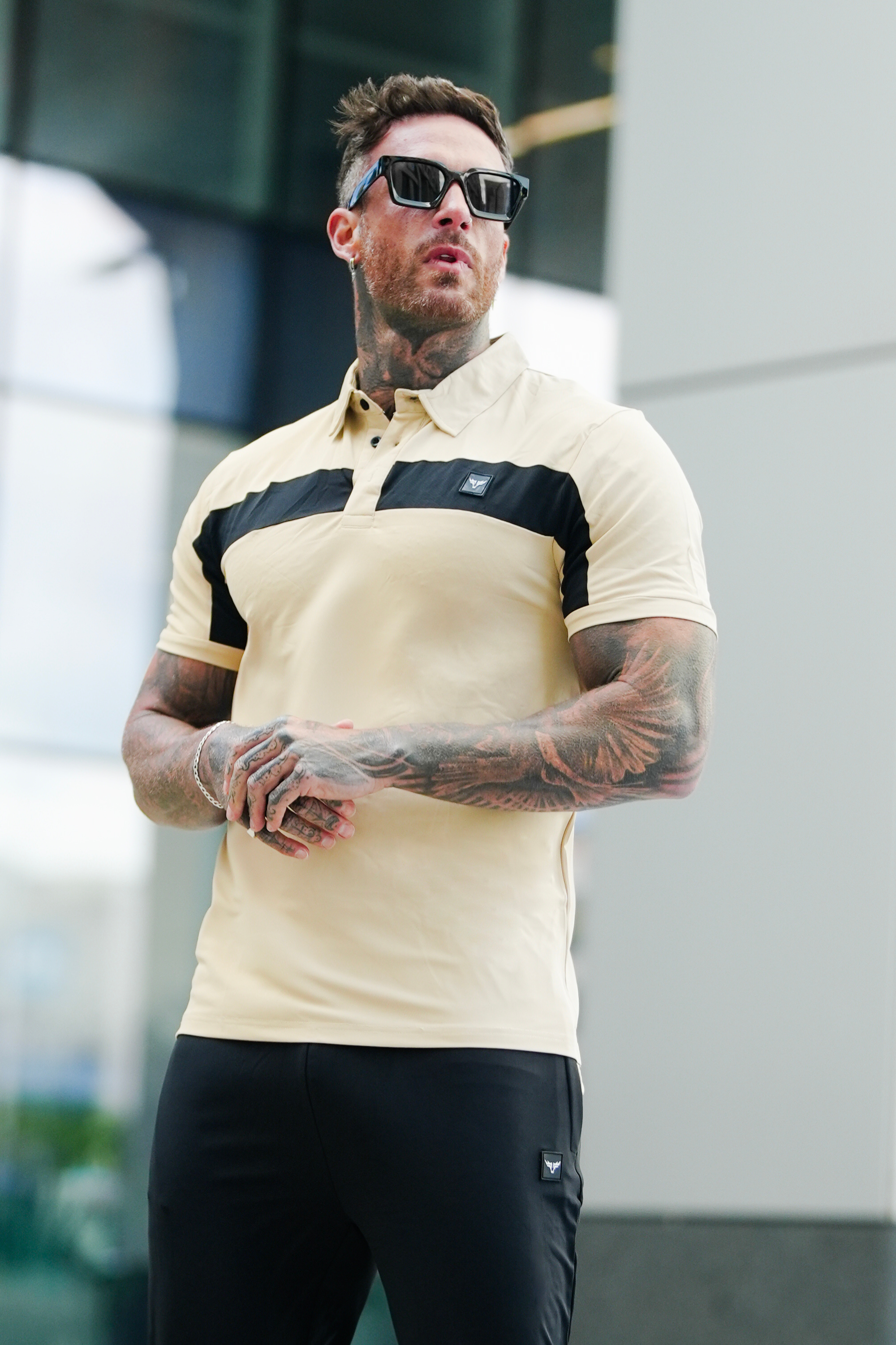 Broncoo Beige Static Polo