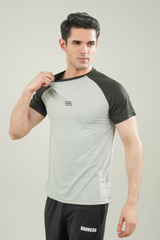 Performance Mesh T-Shirt - Light Grey