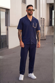 Broncoo Executive Button UP Set