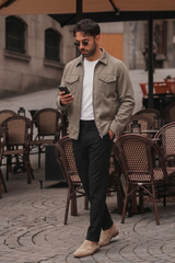 BB Ecru Crest Jacket