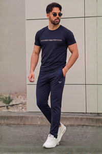 Broncoo Navy Scarlet Tracksuit