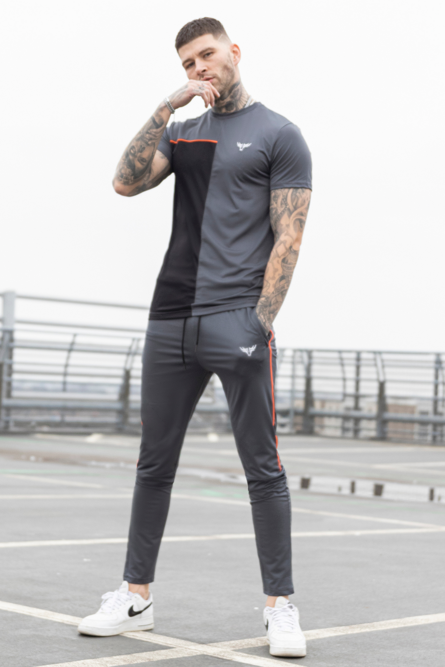 Broncoo Prior Charcoal T-Shirt