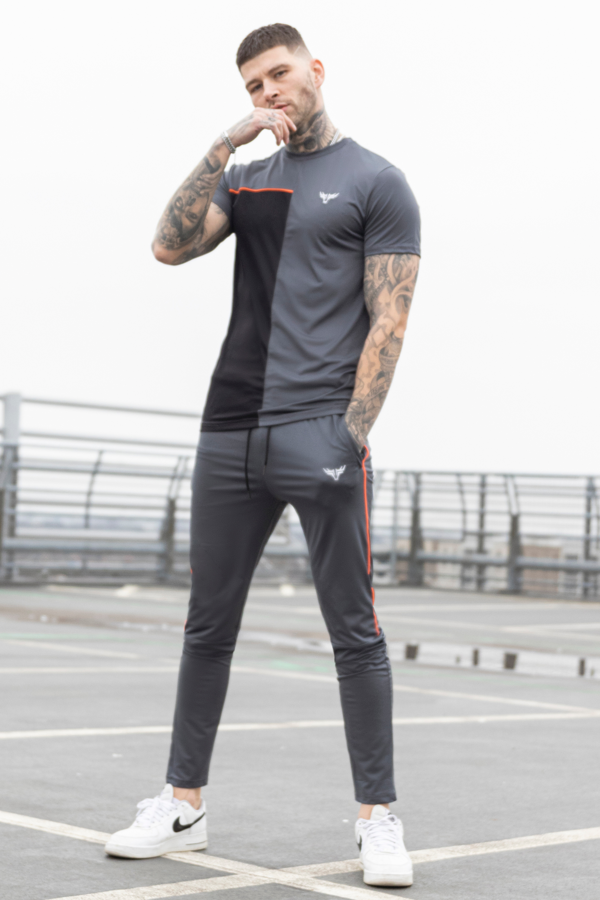 Broncoo Prior Charcoal T-Shirt