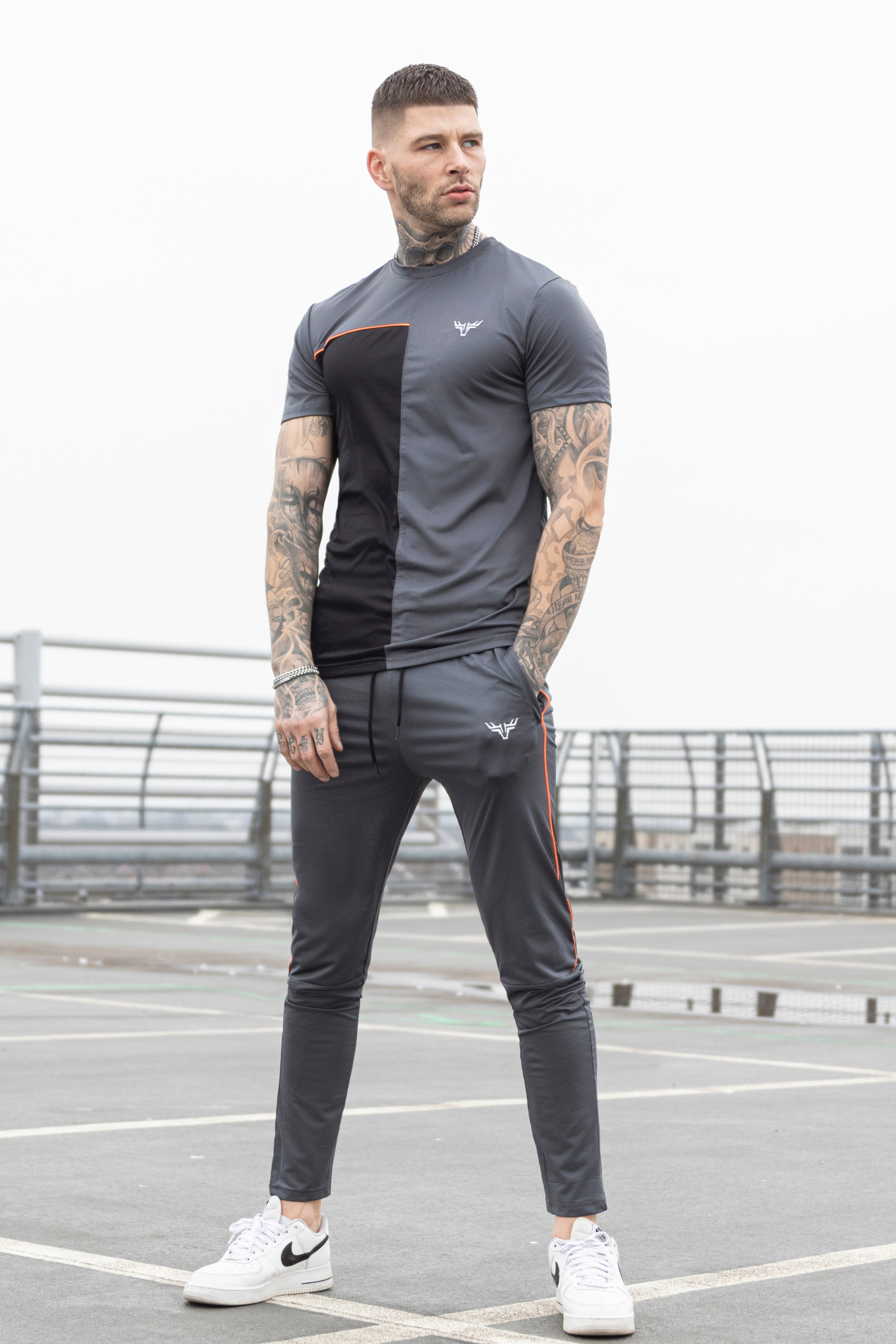 Broncoo Prior Charcoal T-Shirt