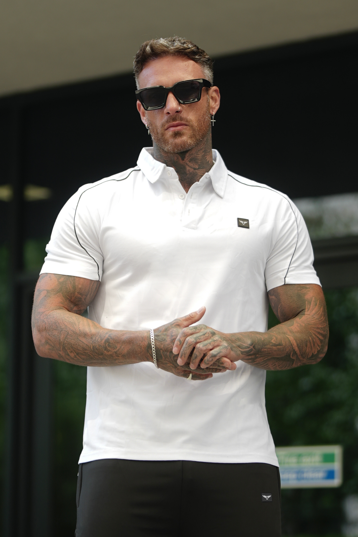 Broncoo White Polo