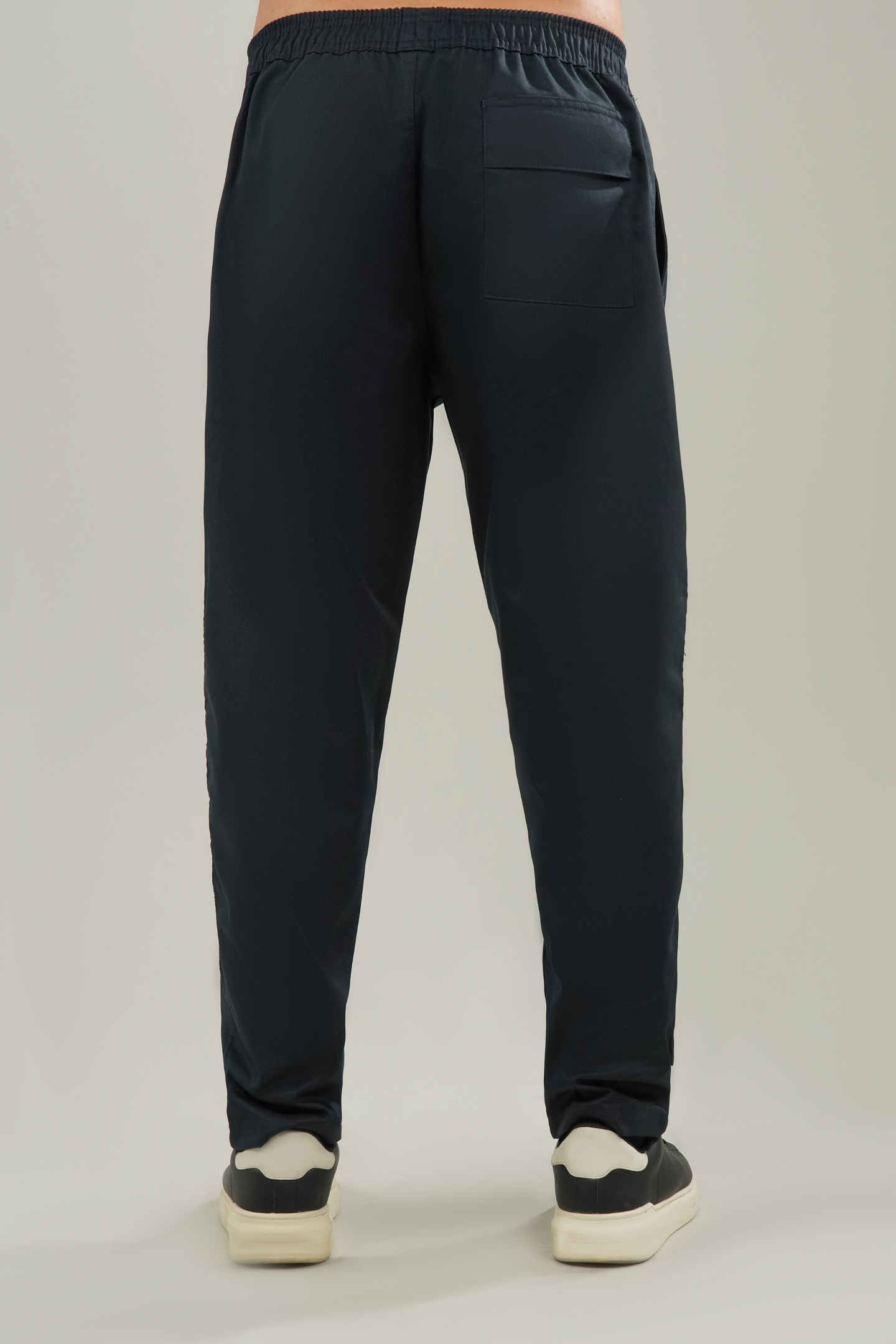 Men's Cotton Basic Pants - Deep Navy