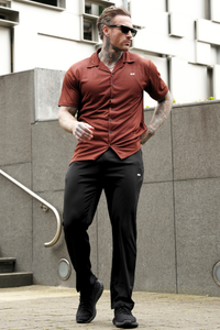 Broncoo Rust Button Up Set
