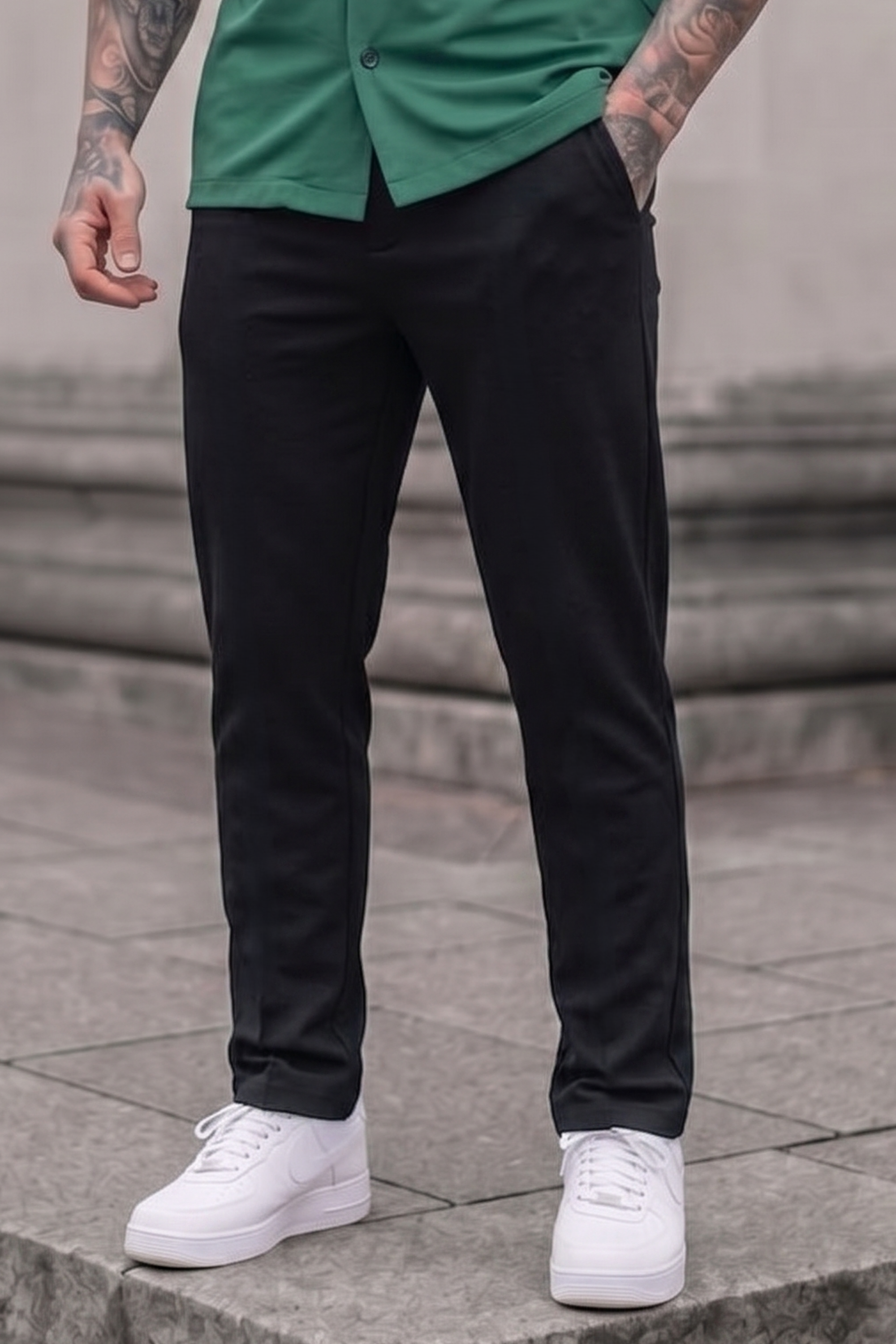 Broncoo Classic Button Up Trouser