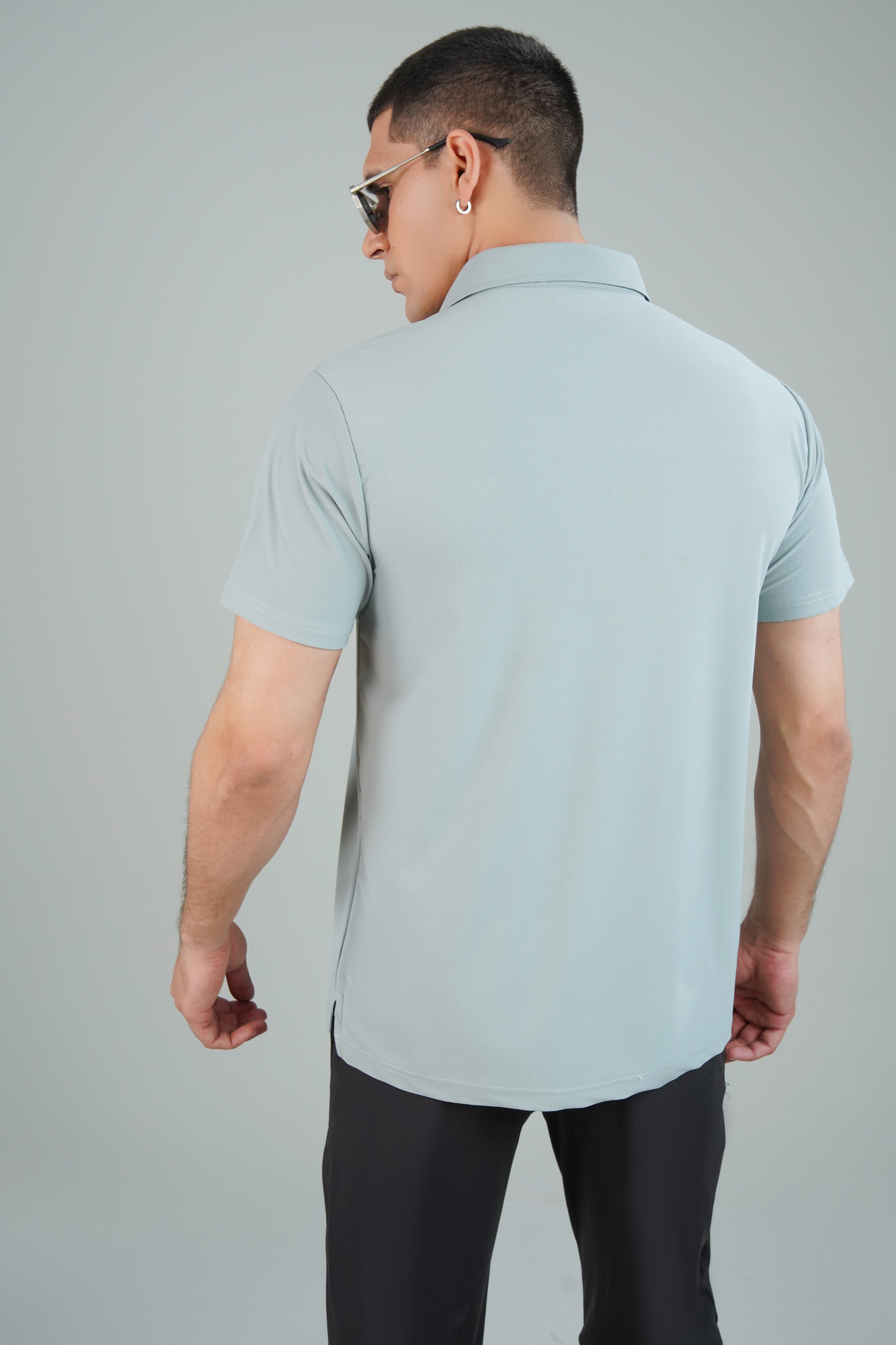 Broncoo Grey Performance Polo Shirt