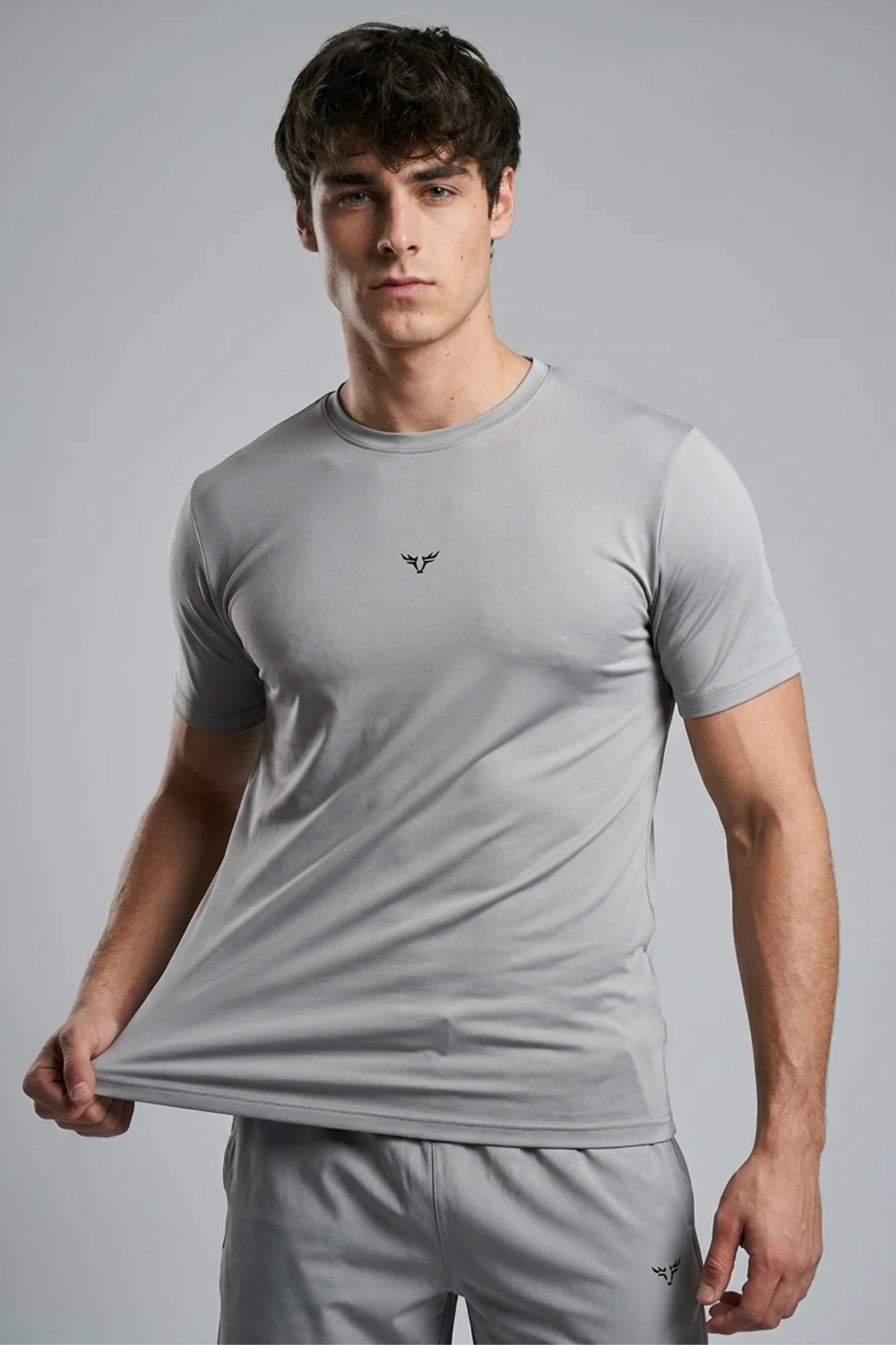 Broncoo Essential Set Shirt Light Grey