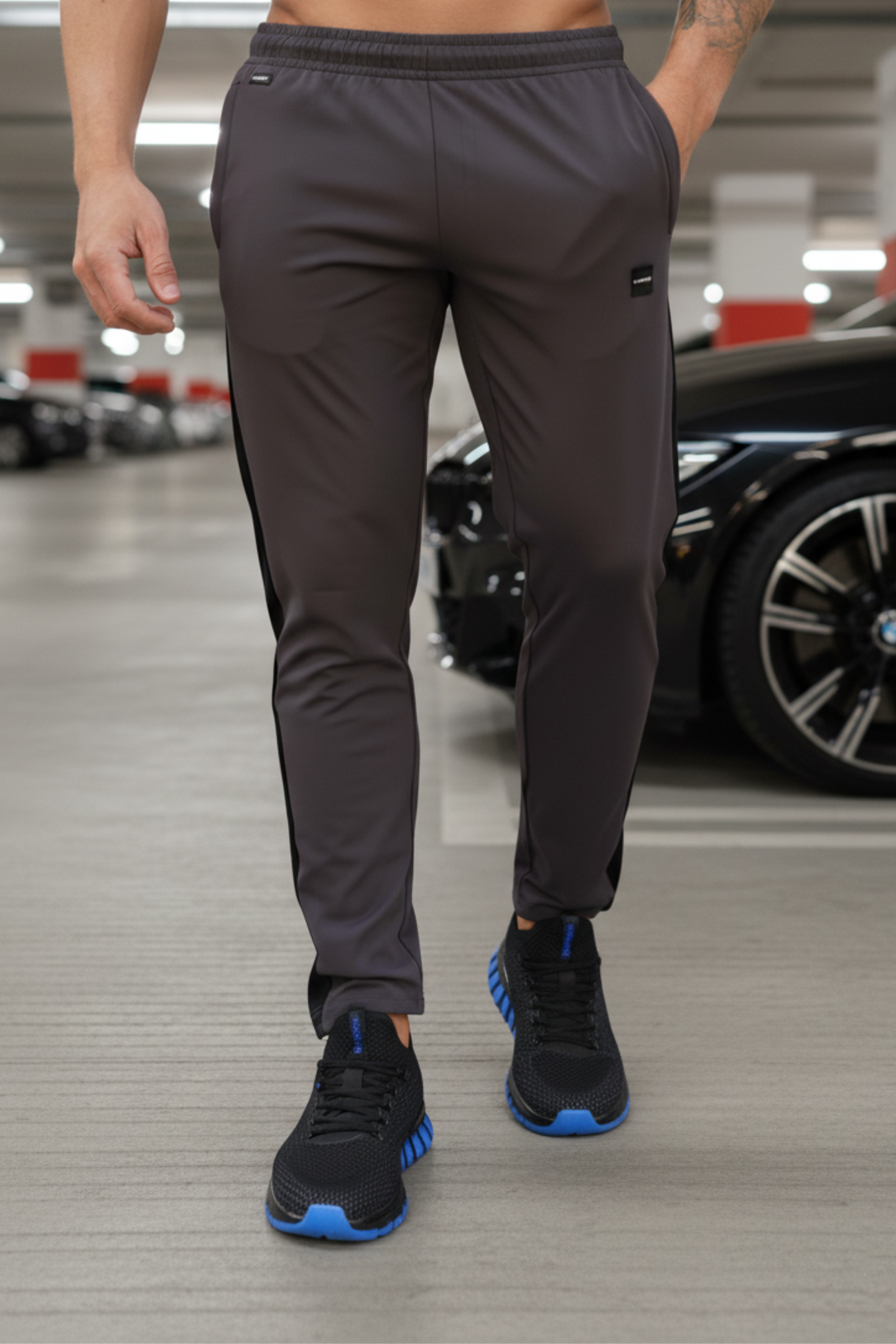 Broncoo Grey Aesthetic Trouser