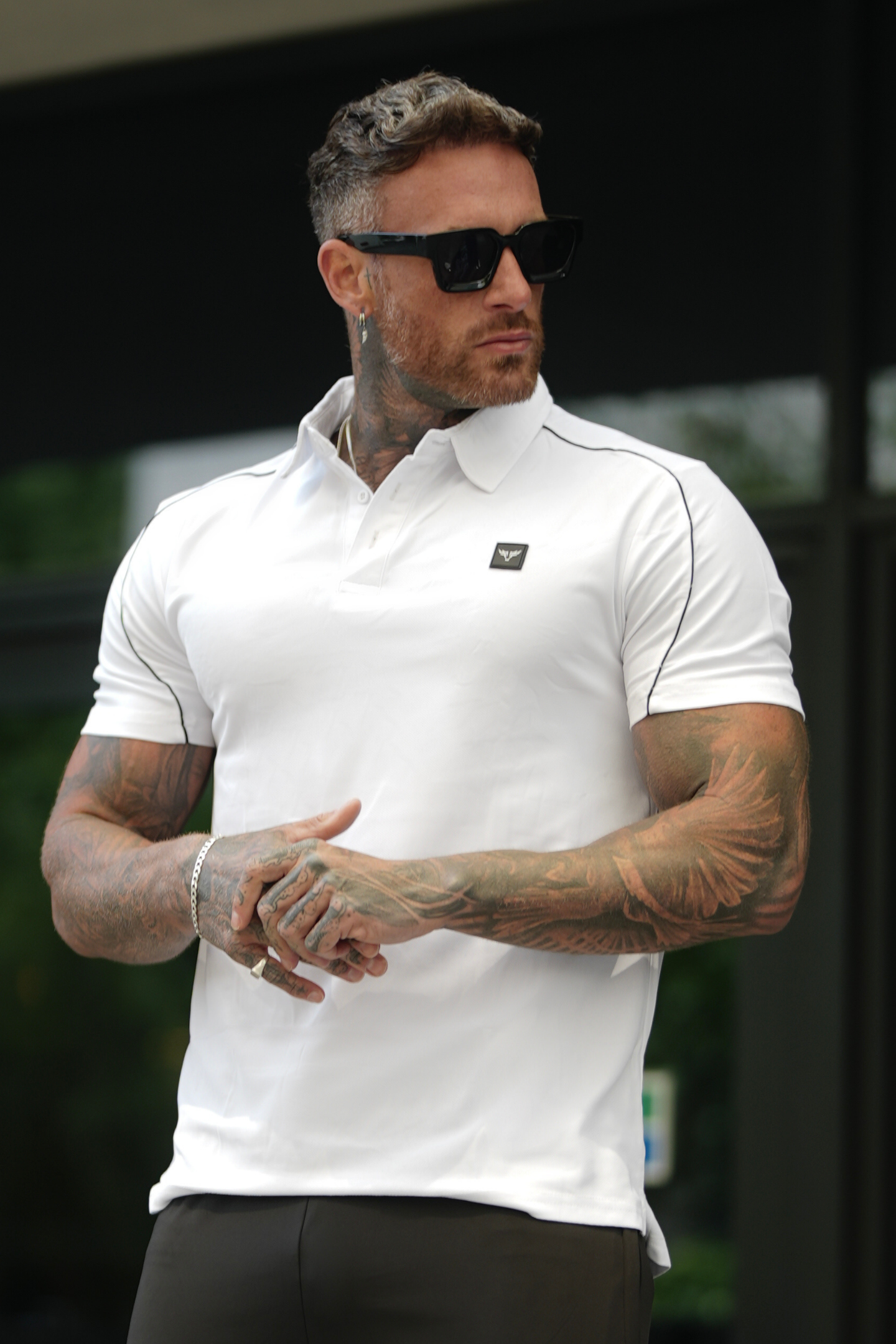 Broncoo White Polo