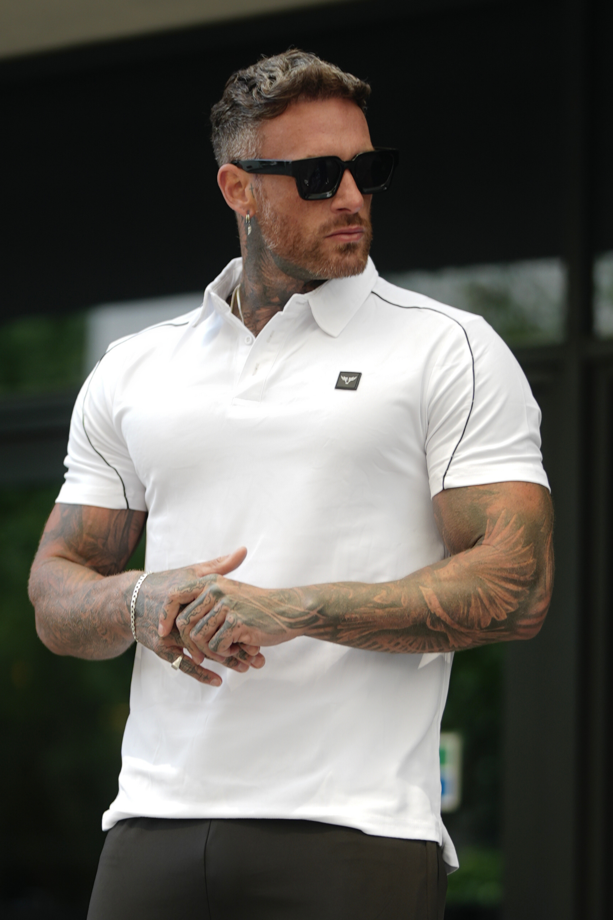 Broncoo White Polo