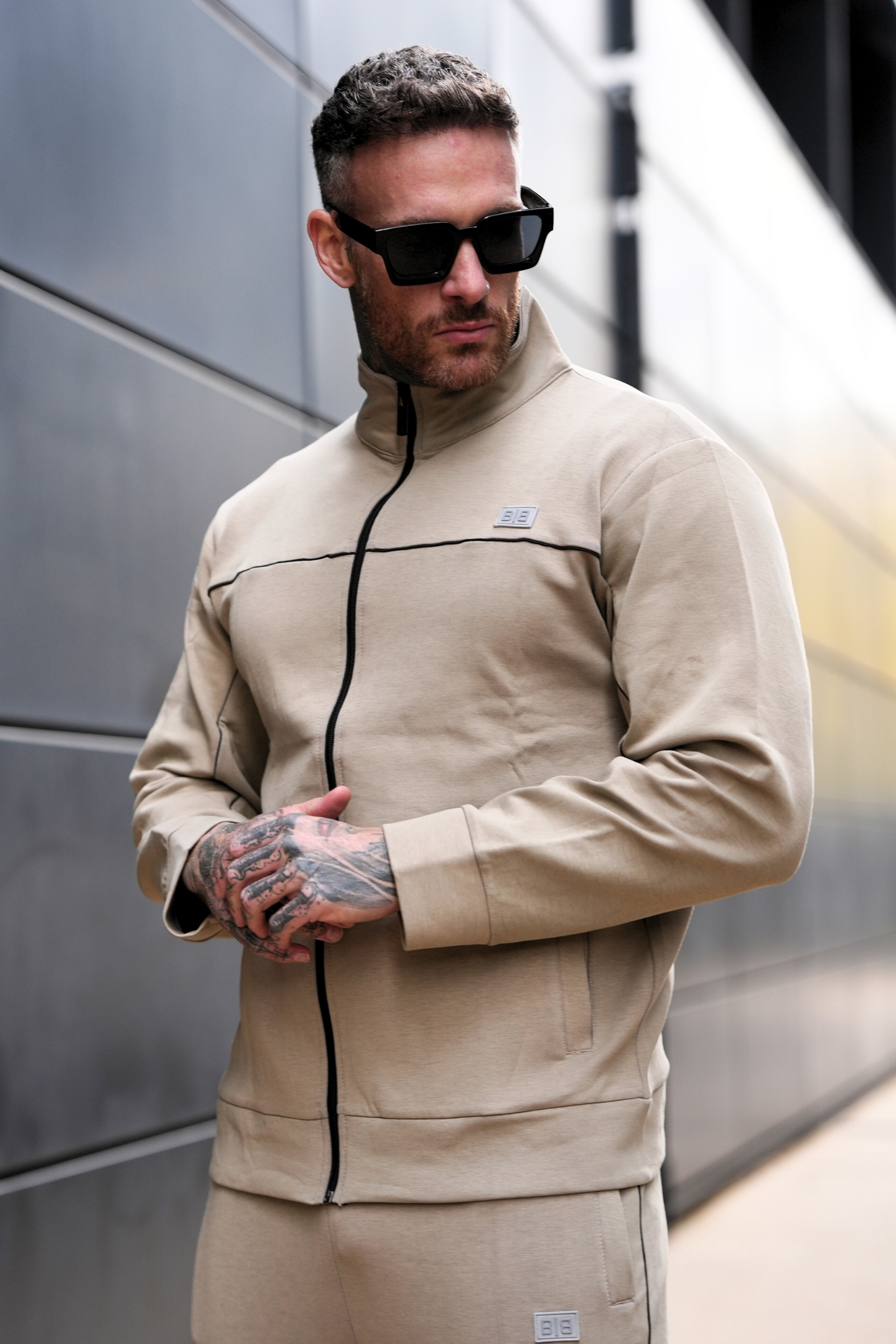 Beige Drift Cotton Set