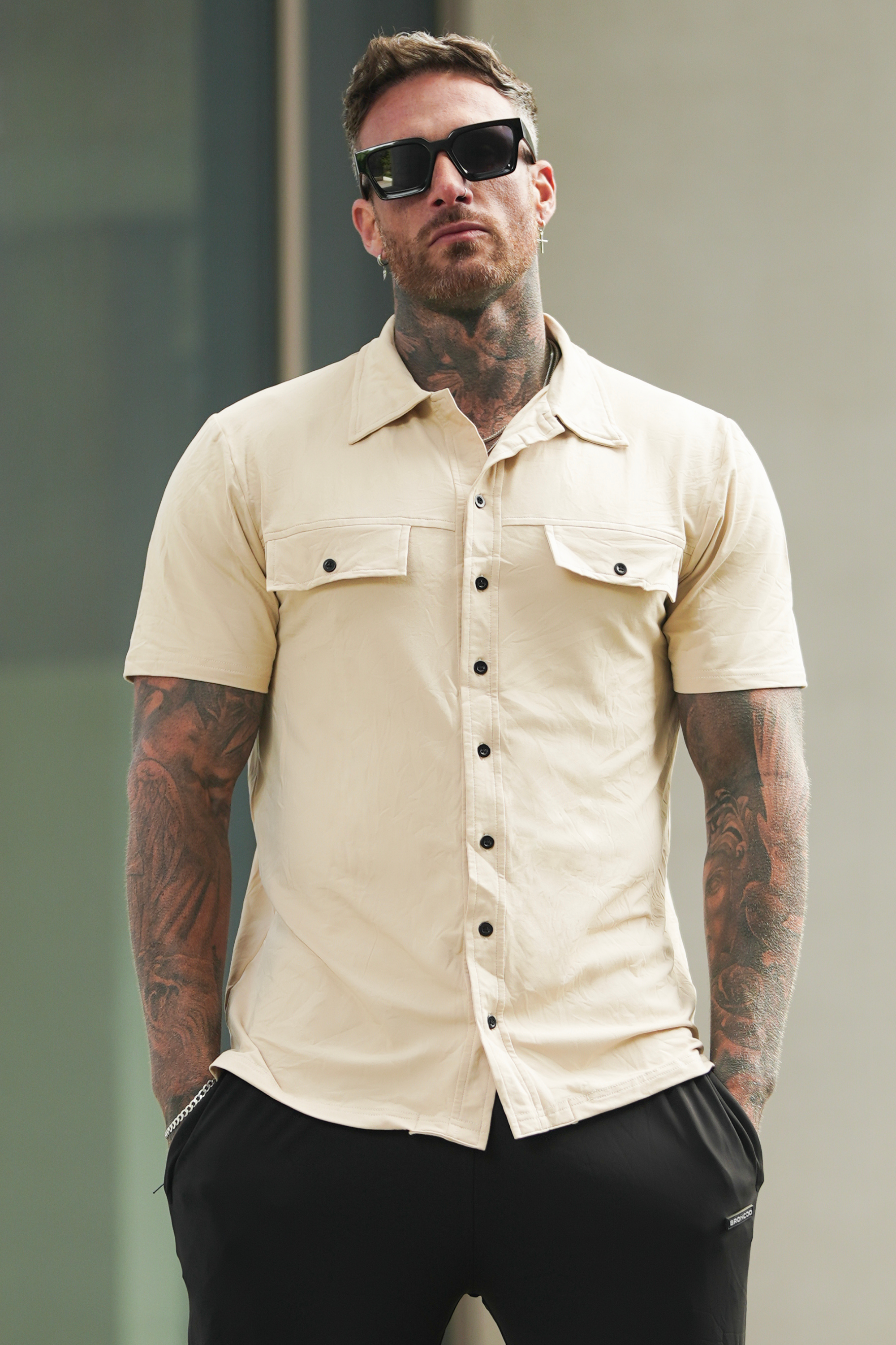 Broncoo Old Money Button Up Polo