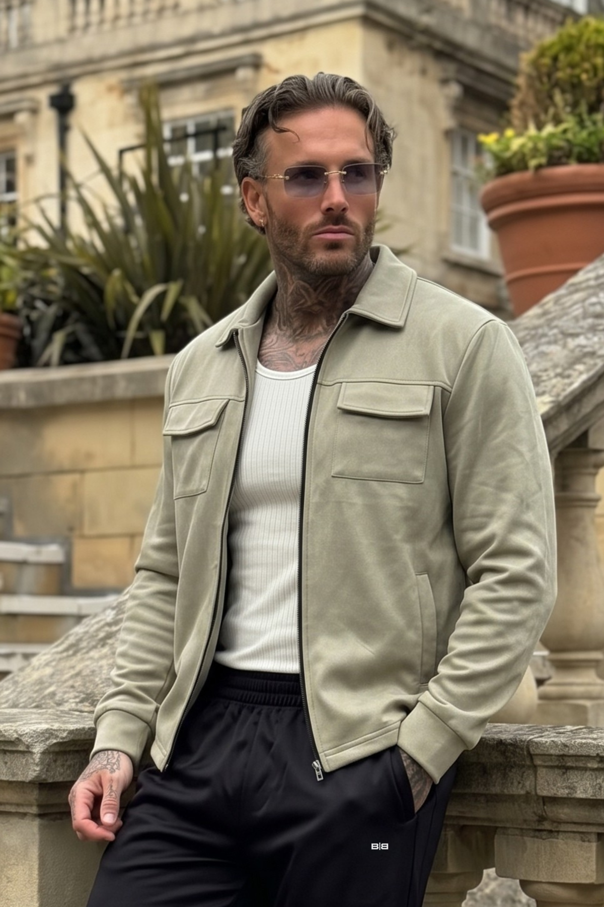 ZK05 BB Olive Moss Tracksuit