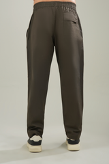 Men's Cotton Basic Pants - Brown