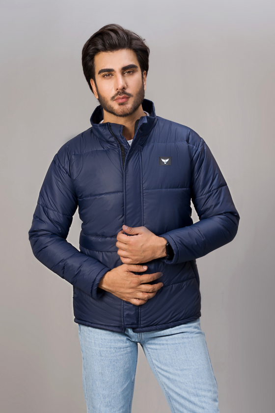 Navy Vibrant Padded Jacket