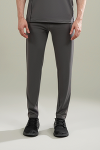 Broncoo Charcoal Piped Trouser