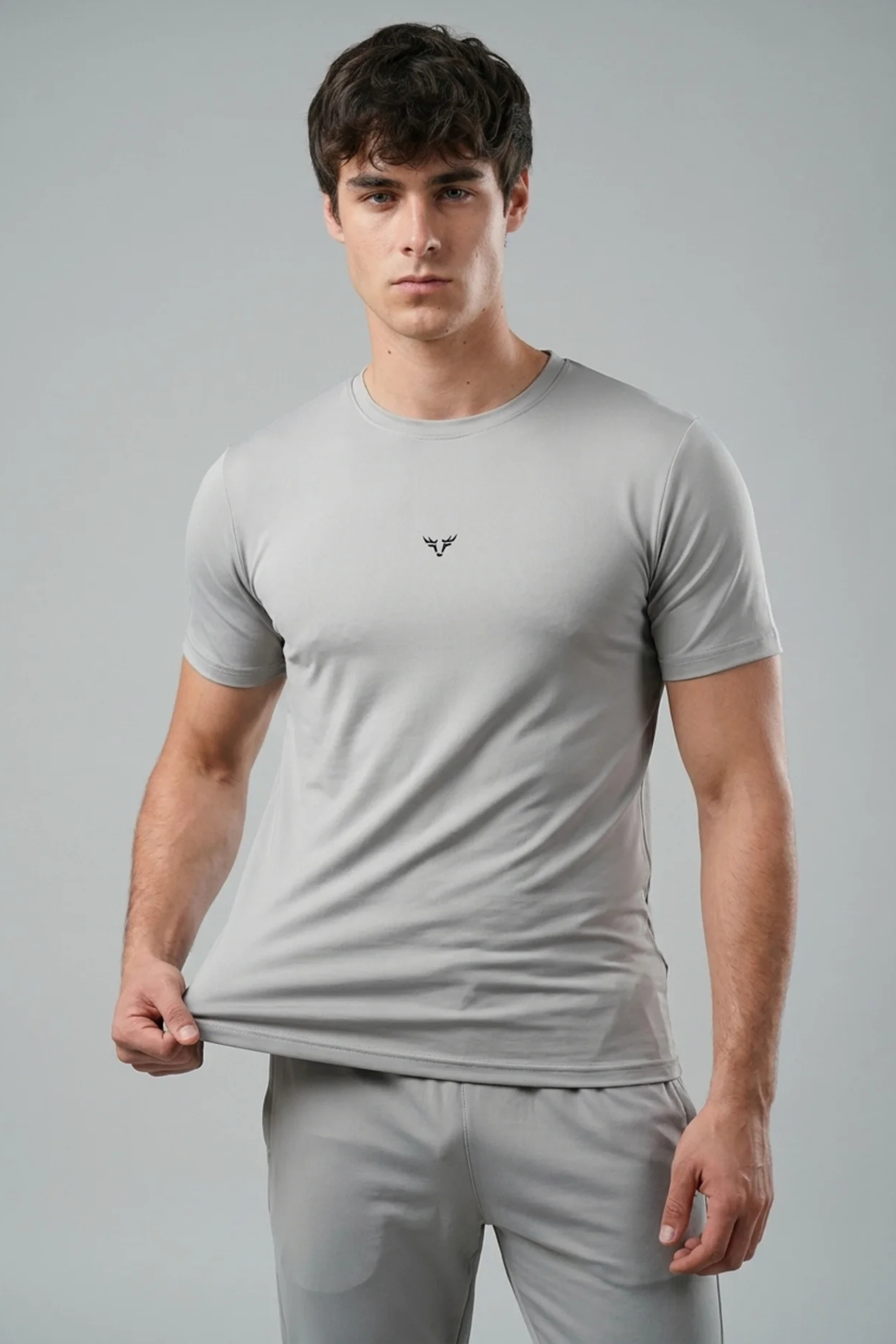 Broncoo Essential Set Shirt Light Grey