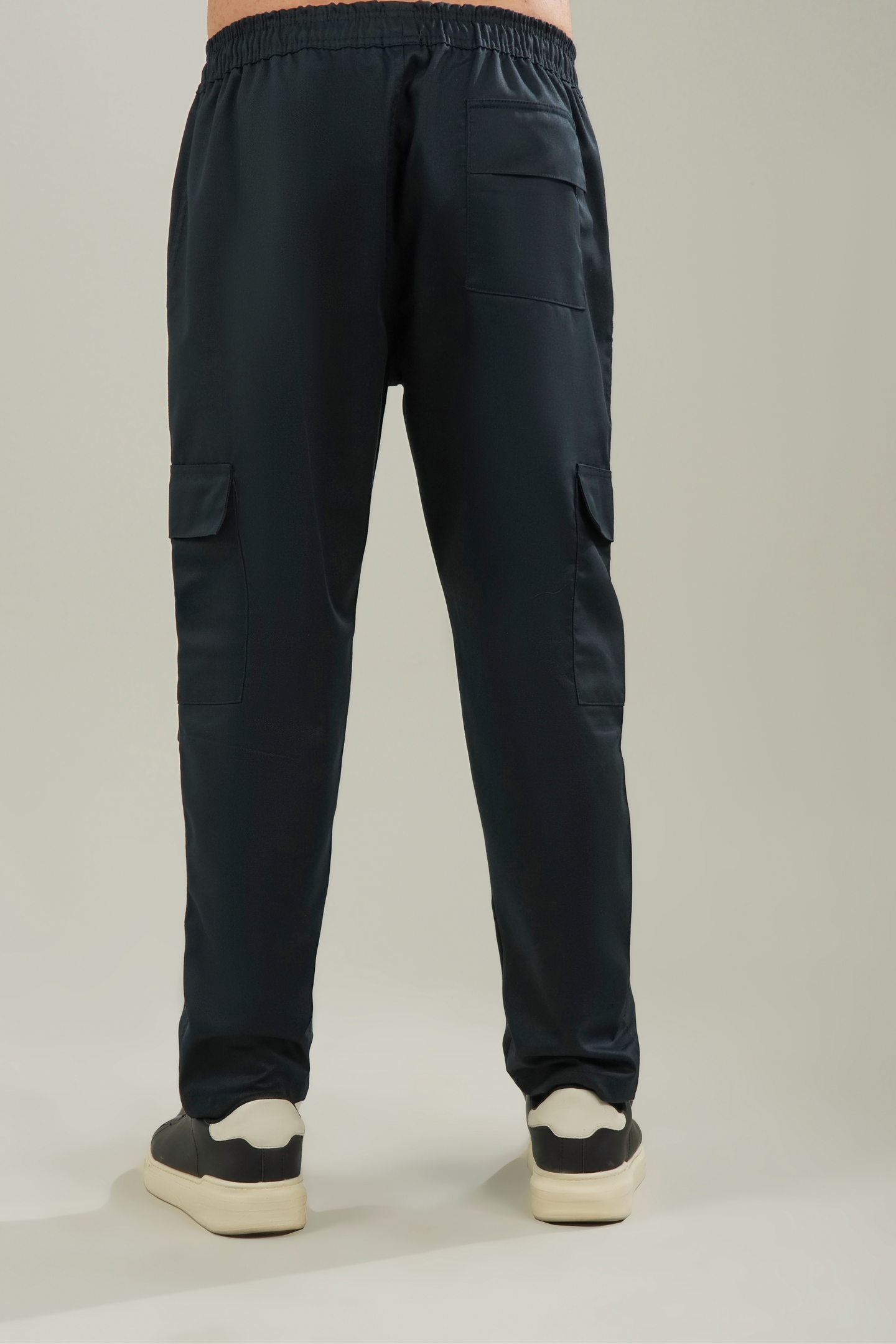 Men's Cotton Cargo Pants - Deep Navy