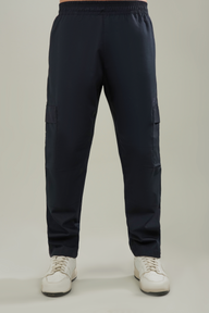 Men's Cotton Cargo Pants - Navy Blue