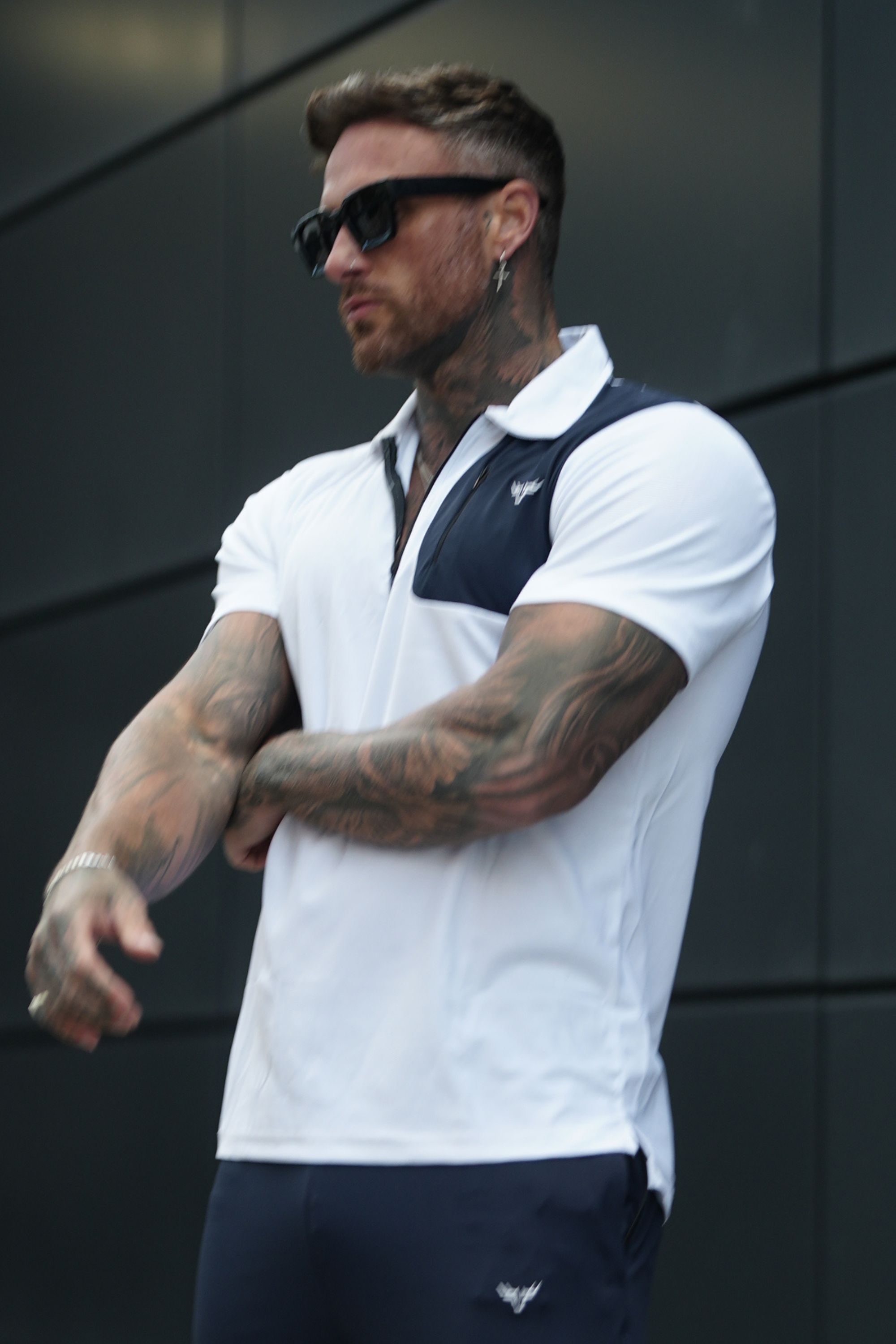 Broncoo White Warrior Polo