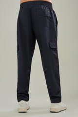 Men's Cotton Cargo Pants - Navy Blue