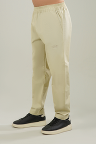 Men's Cotton Basic Pants - Beige