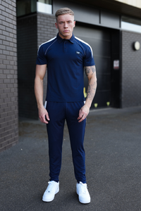 Broncoo Navy Aesthetic Polo